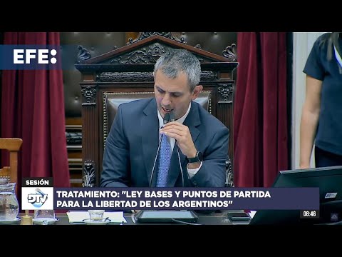 Congreso argentino aprueba en general la 'ley ómnibus', impulsada por el Gobierno de Javier Milei