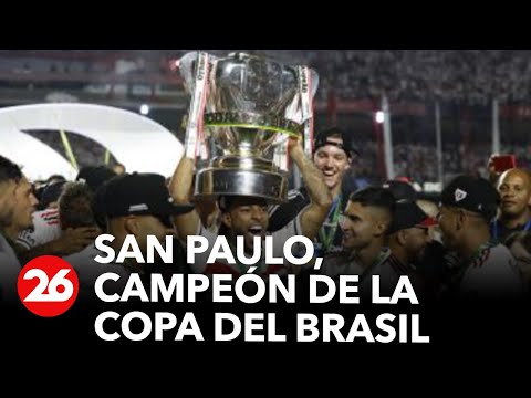 San Pablo, campeón de la Copa del Brasil ante el Flamengo de Jorge Sampaoli