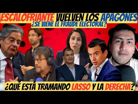 #Urgente vuelven los APAGONES justo cuando LUISA GONZALEZ gana el debate a NOBOA ¿Harán Fraude?