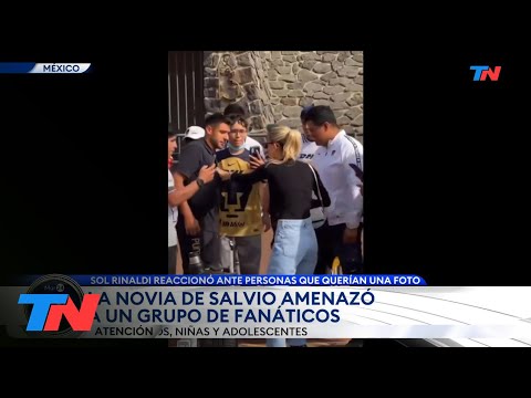 La novia de Toto Salvio amenazó a un grupo de fanáticos que querian una foto con el jugador