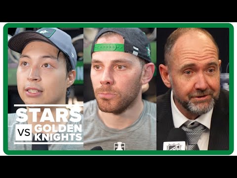 Tyler Seguin, Jason Robertson, Pete DeBoer | Stars vs. Golden Knights Game 2 postgame comments