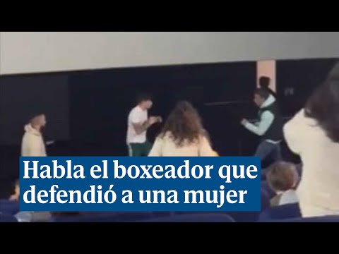 El boxeador que defendió a una mujer en un cine: A un maltratador no hay que dejarle excederse