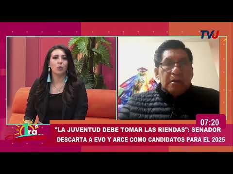 La Juventud debe tomar las riendas: Senador descarta a Evo y Arce como candidatos e 2025