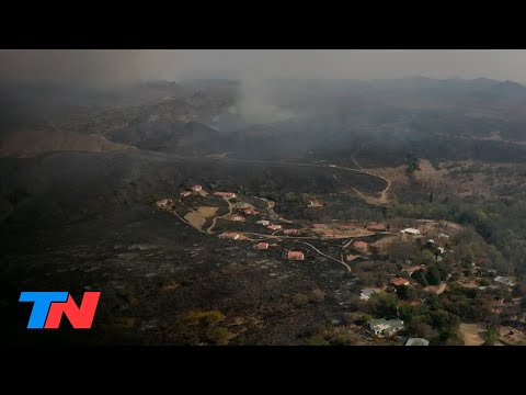 Incendios en Córdoba | Alpa Corral hecho cenizas: el fuego a metros de las casas y tierra arrasada
