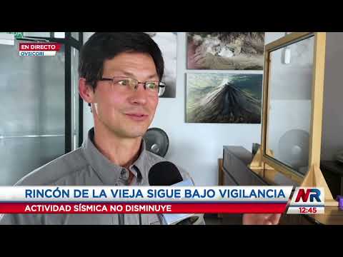 Sismicidad sigue alta en Volcán Rincón de la Vieja.