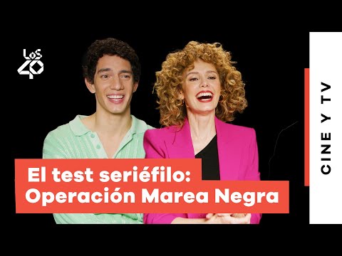 El cast de OPERACIÓN MAREA NEGRA y el TEST SERIÉFILO: de 'ÉLITE' a conocer a JENNA ORTEGA | LOS40