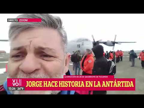 JORGE HACE HISTORIA EN LA ANTÁRTIDA