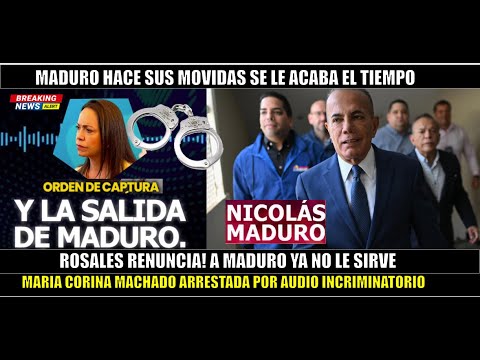 SE PRENDIO! Manuel Rosales RENUNCIA a Maduro ya no le sirve Maria Corina arrestada por AUDIO