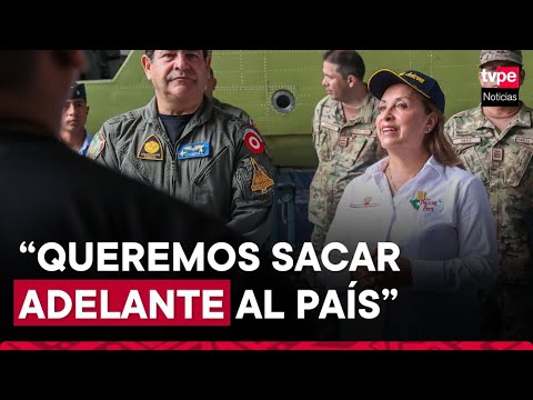Presidenta Boluarte: “Estamos elevando capacidad de respuesta de FF.AA. para atender emergencias”