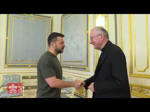 Visita del cardenal Pietro Parolin a Ucrania por una “paz justa y duradera”