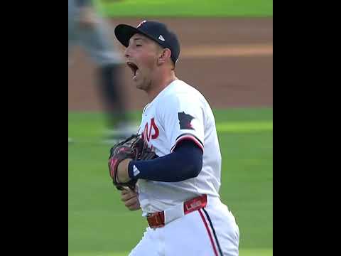 Brooks Lee got around the coach to make the nice grab!