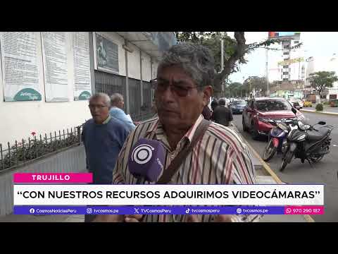 Trujillo: “Con nuestros recursos adquirimos videocámaras”