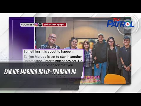 Zanjoe Marudo balik-trabaho na | TV Patrol