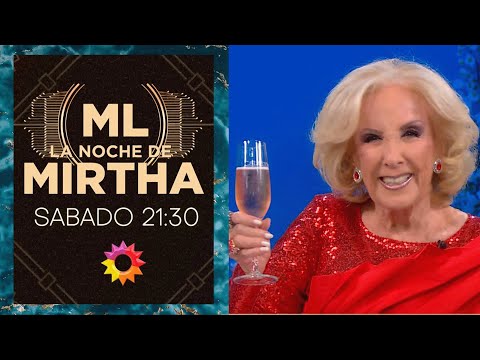 ¡TODO LISTO PARA UNA MESAZA DE LUJO! MIRTHA ya tiene sus invitados | SÁBADO 5 de OCTUBRE a las 21:30