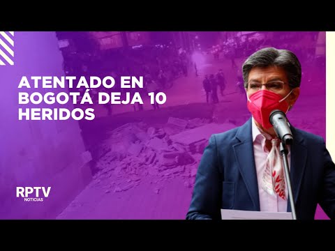 Atentado en Bogotá deja 10 heridos