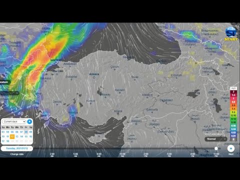 Alert : Huge rain and strong snow storm will hit Turkey this week