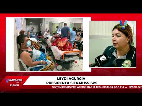 Personal del Seguro Social denuncia colapso en emergencia de San Pedro Sula