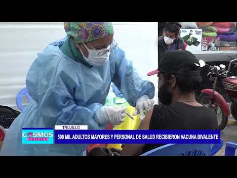 Trujillo: 500 mil adultos mayores y personal de salud recibieron vacuna bivalente