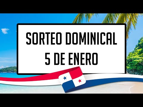 Resultados Lotería de Panamá Domingo 5 de Enero de 2025 - Lotería nacional de Panamá de hoy