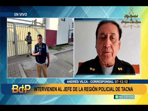Detienen al jefe de la región policial de Tacna por presunto pago de coimas para ascensos