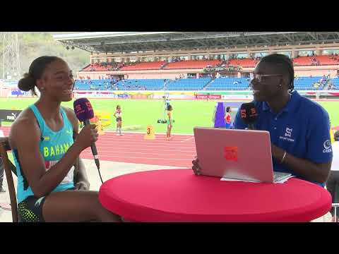 CARIFTA Games 2024 Grenada | Girls Javelin Throw Under 20 Interview