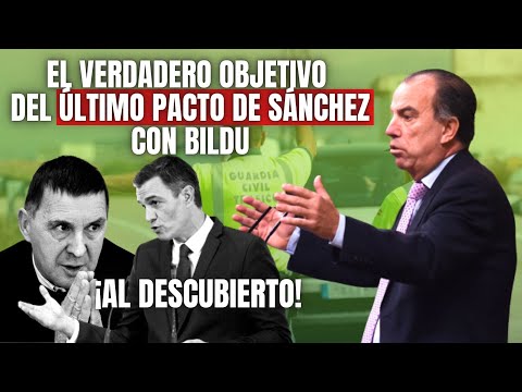 EL VERDADERO OBJETIVO del último pacto de Sánchez con BILDU