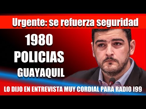 Casi 2000 Policías en Guayaquil:  Mega Operación de Seguridad Unifica a la Alcaldía y la Gobernación