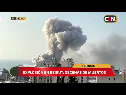 Beirut: Decenas de muertos en explosión