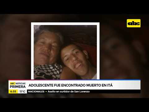 Encuentran muerto a adolescente desaparecido en Itá