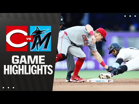 Reds vs. Marlins Game Highlights (4/21/25) | MLB Highlights