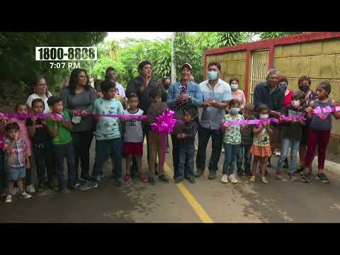 Managua: Construyen 6 cuadras de pavimento en zona rural - Nicaragua