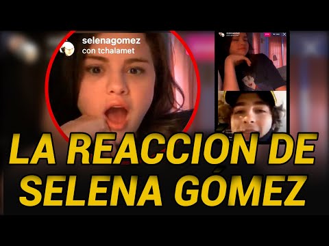 La reacción de Selena Gómez cuando Timothée Chalamet le dijo que pensó que ella tenía 29 años