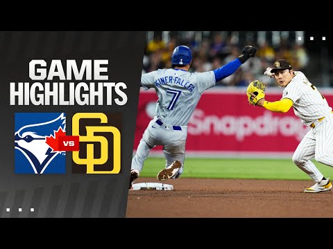 Blue Jays vs. Padres Game Highlights (4/20/24) | MLB Highlights