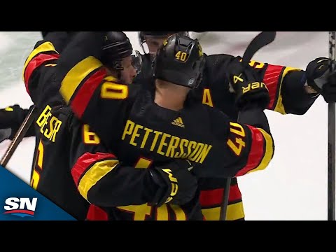 Elias Pettersson Beats Connor Ingram With Power Play Snipe