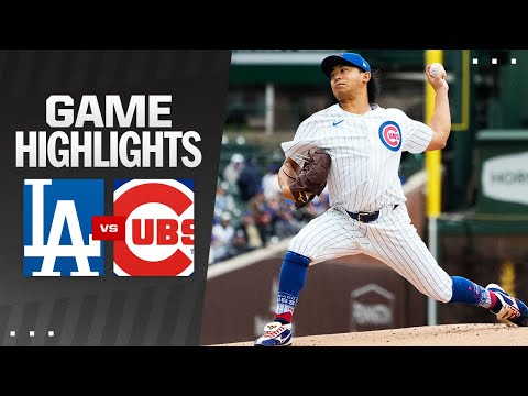 Dodgers vs. Cubs Game Highlights (4/7/24) | MLB Highlights