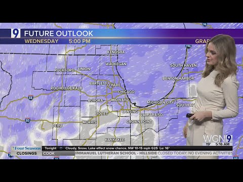 Wednesday forecast: Winter Weather Advisory begins at 9 a.m. for Chicagoland; 3 to 6 inches of snow