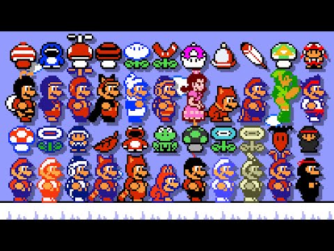 Super Mario Bros. 2 - All New Power-Ups. ᴴᴰ