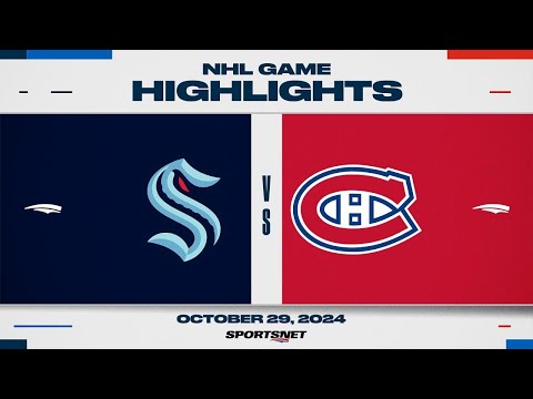 NHL Highlights | Kraken vs Canadiens - October 29, 2024