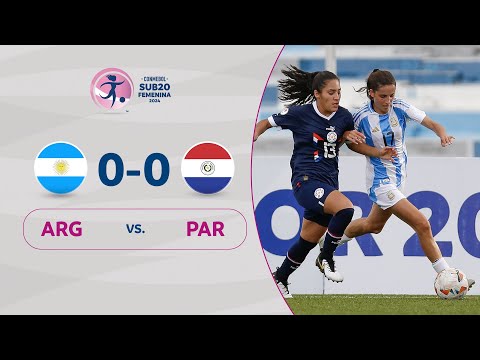 ARGENTINA vs. PARAGUAY [0-0] | RESUMEN | CONMEBOL SUB20 FEM | FASE DE GRUPOS