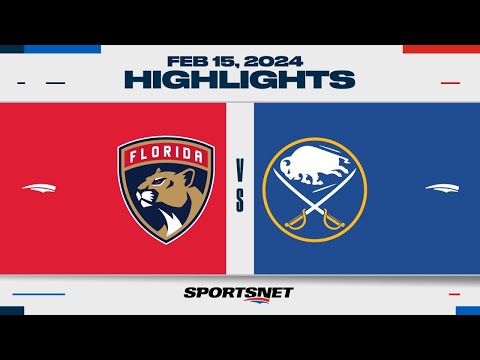 NHL Highlights | Panthers vs. Sabres - February 15, 2024