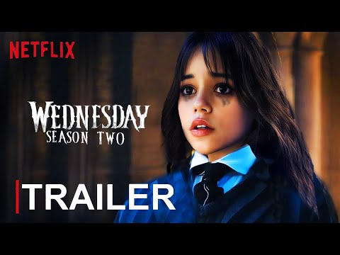 WEDNESDAY: Season 2 - First Trailer | Jenna Ortega | Netflix Series Wednesday 2 Merlina 2 temporada
