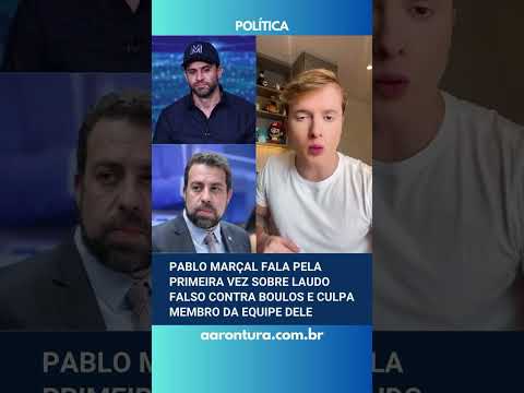 Pablo Marçal fala pela primeira vez sobre laudo falso contra Boulos e culpa membro da equipe dele