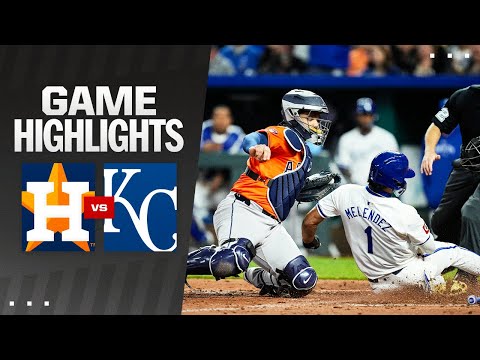 Astros vs. Royals Game Highlights (4/9/24) | MLB Highlights