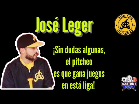 José Leger, el pitcheo es que gana juegos en está liga.