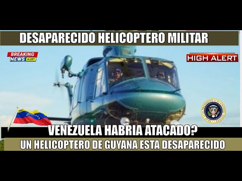 ULTIMO MINUTO! Venezuela habria atacado un helicoptero de Guyana sobre el ESEQUIBO
