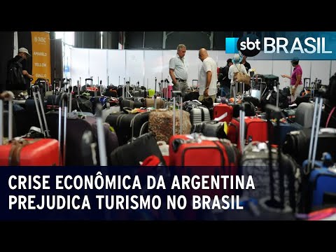Crise econômica da Argentina prejudica turismo no Rio Grande do Sul | SBT Brasil (13/01/24)