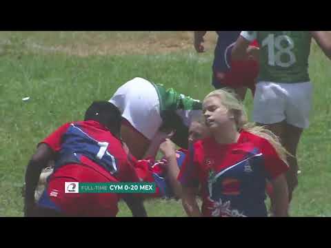 Mexico women blank Cayman Islands women 20-0 in Day 2 of the Rugby Americas North Tournament!