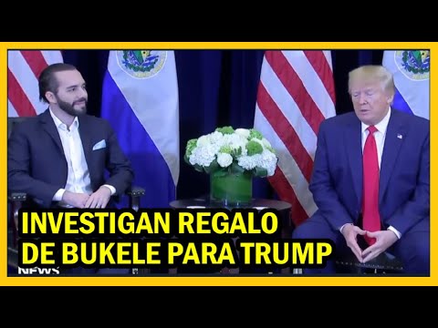 Investigan pintura de regalo de Bukele para Trump | Evento nuevas ideas Houston