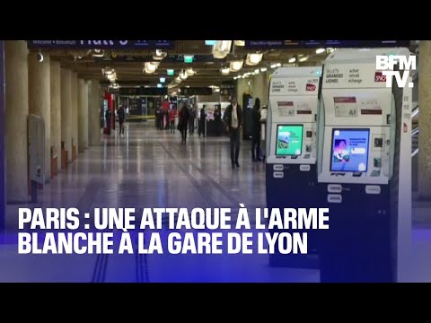 Paris: trois blessés après une attaque à l'arme blanche à la gare de Lyon