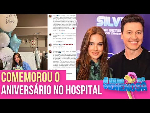 VERA VIEL COMEMORA ANIVERSÁRIO NO HOSPITAL APÓS RETIRADA DE TUMOR NA PERNA | A HORA DA VENENOSA